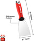 Goldblatt 3" Putty Knife, Stainless Steel Scraping Paint, Putty Knife Scraper with Hammer End, Soft Grip, Perfect for Drywall Repairing and Finishing by Goldblatt