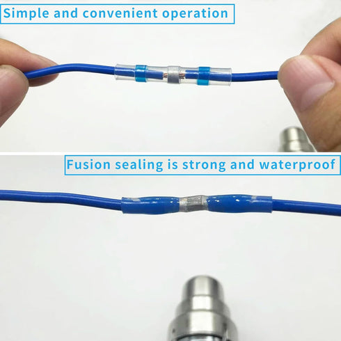 180 Pcs Solder Seal Wire Connectors, Waterproof Electrical Connectors for Marine Automotive Motorcycle Wiring