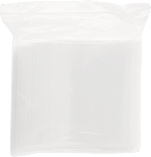 Plymor 6" x 6" Reclosable Plastic Bags (Pack of 200), 6 Mil Industrial Duty Zipper