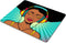 Smooffly Gaming Mouse Pad Custom Design, Young Sexy Afro American Woman, Non-Slip Rubber Gaming Mouse Pad