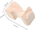 4pcs 12x6cm Wood Carving Furniture Legs Sofa Replacement Legs Chair Feet for Coffee Table Tv Cabinet Bedside Cabinet