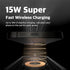 POUT H3 3-in-1 Split Max Wireless Charging Mouse Pad Fast Qi Charger, Mousepad Mat, and Magnetic Tray Organizer