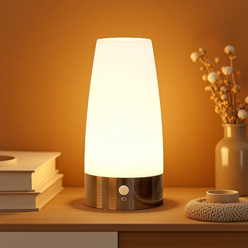 Daxng Retro LED Night Light PIR Motion Sensor Light,Activated Step Lighting Lamps,Indoor/Outdoor Battery