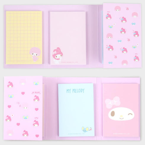 My Melody Sticky Notes, School Supplies, 4 Adorable Designs to Brighten Your Day and Boost Productivity, Cute and