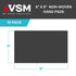 VSM 10-Pack, 6" x 9", Maroon Very Fine Non-Woven Hand Pad, Aluminum Oxide Grains for Finishing and Cleaning