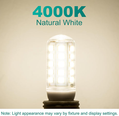 G9 Bulb, 4000K G9 Bulbs 4W, 40W Non-dimmable, 400 T4 6 Pack DiCUNO LED Natural White, LED Light Equivalent to Halogen
