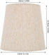Garneck Beige Fabric Lamp Shade Replacement for Wall Sconce Chandelier Fixtures Lightweight Bedroom Light Cover