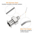 24pcs Blunt Tip Dispensing Needle, 30 Gauge 1/2" Bent Flow Design with Luer Lock & Storage Box for Adhesive Glue