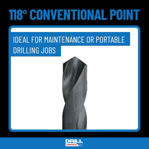 Drill America POU1/8NPTW/DRILL 1/8" Carbon Steel NPT Pipe Tap and High Speed Steel Drill Bit Set