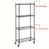 Pusalxl 2 inch,Casters Set 4,Caster 1/4 inch of Wheels Threaded Stem,Wheels for Wire Shelving Racks,Leveling