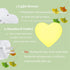 Cute Night Lights, Heart Shape Nursery Nightlight with Light Sensors, Auto Dusk to Dawn Sensor, Soft Warm White, Ideal