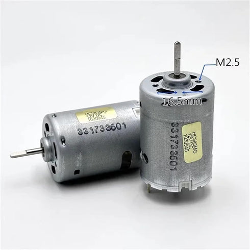CFNXKTWBR 1pc HC383MG RS-380 6V-12V 12400RPM Mini Motor High Speed Strong Magnetic Carbon Brush Motor DIY Toy Model Car