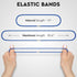 Set 6 13 33 Trash Can Rubber Bands of - Elastic Garbage Can Bands with Metal Connector, Fits to Gallon Trash Bags
