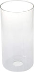 GoLucky 1-5/8 Inch 3.5"D 7"H Clear Glass Shade Accessory - Glass Lamp Fixture Replacement - Clear Cylinder with Fitter