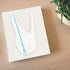 No Staple Stapler - ABS No Staple Stapling Machine for Home, School, Office and Travel Use (White)