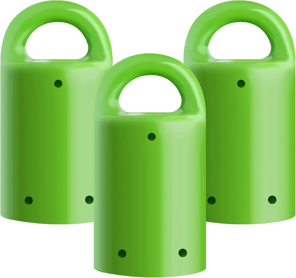 MagnetPal 3 Pack Heavy-Duty Neodymium Magnet, Anti-Rust, Green with Key Ring, Multi Uses