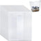 DEAYOU 100 PCS Large Handle Drinking Poly Bag, Clear Cup Carrier for