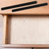 2pcs Angoily Rails for Furniture Smooth-Operating Cabinet Replacement Parts Design for Bedside Cabinets Wardrobes Noise