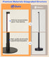 Allbluee Dimmable 3 Upgraded LED Table Lamp, Stepless Bedside Lamp with Color Temperature, Modern Nightstand Lamp, Desk