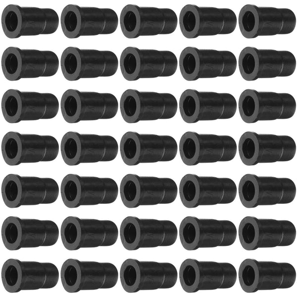 SEWCHICS 35pcs Small Stem Caster Sleeves Insert Caps 19x32mm Wheel Socket Replacement for