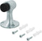 Nuk3y Commercial Heavy Duty Floor Mount Bumper Stop, 3 inch (Satin Chrome)