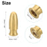 PATIKIL 16 40mm 3 Set x Lamp Finials Caps Knob, Solid Brass Lamp Shade Top Decoration Screw Cap Nuts with Brass
