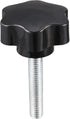 uxcell Clamping Screw Knob, 48mm Dia Plum Hex Shaped Grips Star Knob M10 x 50mm