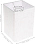5.5"x7.86" DECHOUS Linen Lampshade, Rectangular Lamp Shade Beige Boho Lampshade Replacement, Small Lamp Shade Lamp