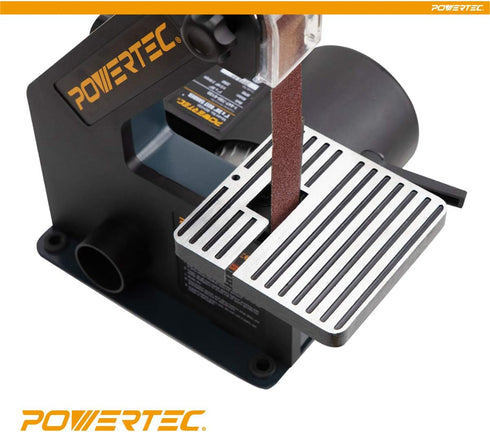 POWERTEC 1 x 30 Inch Sanding Belt, 15PK, 3 Each of 40/80/120/240/400 Grits, Aluminum Oxide Belt Sander Assortment