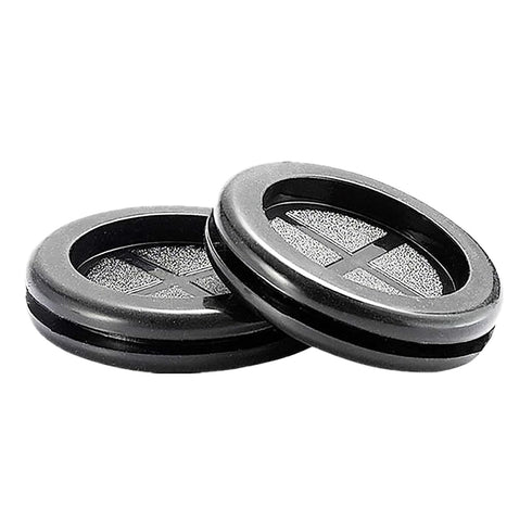 ZHYOHEN 4PCS 2 Inch Black Rubber Wiring Washer Automotive Firewall Gasket Electrical Cabinet Cable Sheathing Circular