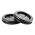 ZHYOHEN 4PCS 2 Inch Black Rubber Wiring Washer Automotive Firewall Gasket Electrical Cabinet Cable Sheathing Circular