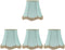 DOITOOL 4 Pcs Cloth Lamp Shades 5.11X5.11X18.89 Inch Bell Shaped Lampshades for