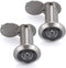 Sumnacon Safety Door Viewer, Solid Brass 220-degree Door Viewer/Peephole with Heavy Duty Privacy Cover (2 Pcs Silver)