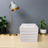 2pcs Uonlytech Foldable Square Paper Lampshades Pendant Light Shades Origami Design Hanging Lamp Shade Covers for Floor
