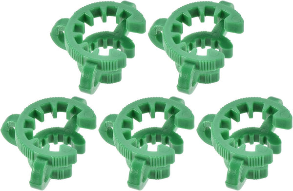 YOKIVE 5 Pcs Joint Clip, Lab Plastic Clips for Fixing Glass Instruments, Great for 10/18mm and 10/30mm Glass