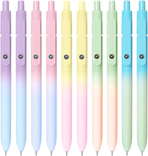 Gel Pens Fine Point 0.7mm, Black Smooth Writing Japanese Pens for Office Essentials and Birthday Gifts for Women