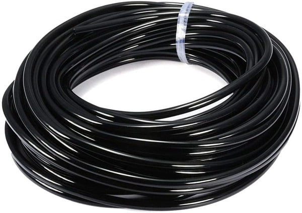 Joywayus 12mm x 8mm Pneumatic Tubing, Air Compressor PU Pipe, 16.4ft Black Hose for Fluid Gas Transfer