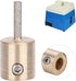 Stained Glass Diamond Grinder Bit, Metal Grinding Hardened Standard Ceramic Abrasive Head Electrical Tool Supplies Drill Bits Wheel for Inland Diamond Glass Grinder Porcelain Granite Marble(MCB18)