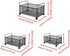 Milageto Rolling Book Cart Utility Cart Under Desk Dormitory Storage Box with Wheels Movable Storage Bin Book Bin