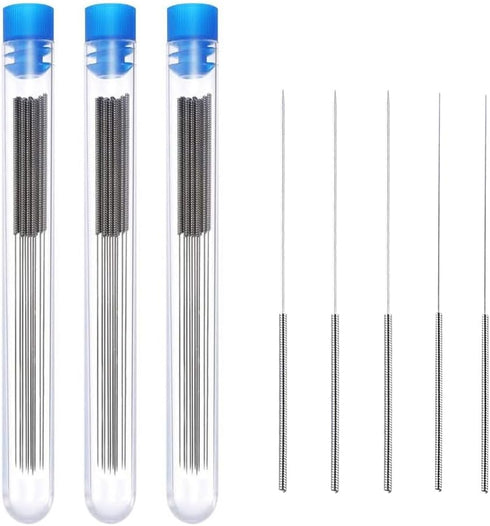 3 Set 3D Printer Nozzle Cleaning Kit, Stainless Steel Nozzles Cleaner Needles for 3D Printers Accessories