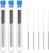 3 Set 3D Printer Nozzle Cleaning Kit, Stainless Steel Nozzles Cleaner Needles for 3D Printers Accessories