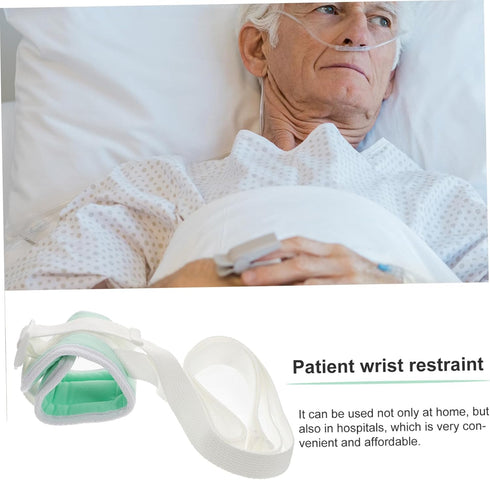 2Pcs Arm Support Strap for Patient Safety Adjustable Wrist Support Belt for Hospital Use and Bedridden Patients Sturdy