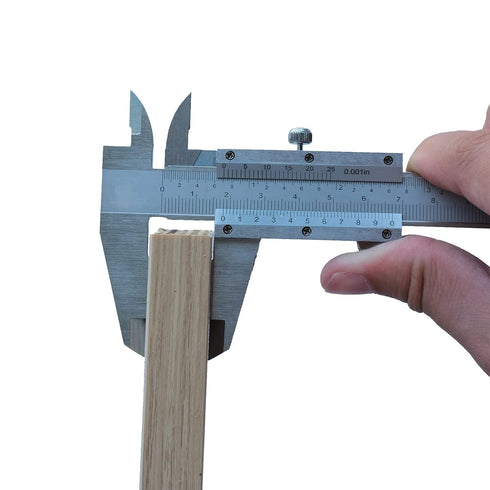 Vernier Caliper 6 Inch, Non-Digital Measuring Tool, 0-6 Inch/0-150mm, 0.001 Inch/0.02mm High Precision Caliper