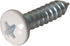 Hillman 80253 10-Inch x 1-1/4-Inch Pan Head Phillips Sheet Metal Screw, 100-Pack, White