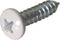 Hillman 80250 8 x 3/4-Inch White Pan Head Phillips Sheet Metal Screw, 100-Pack