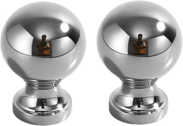 SANCHAKOU Brass Cabinet Knobs 2 Pack Bedside Table Round Shoe Cabinet Bright Gold
