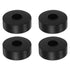 4pcs Rubber Spacer 2 Inch OD, 0.3 Inch ID, 2 Inch Thick Neoprene Round Anti Vibration Isolation Pads for Home Cars Boat