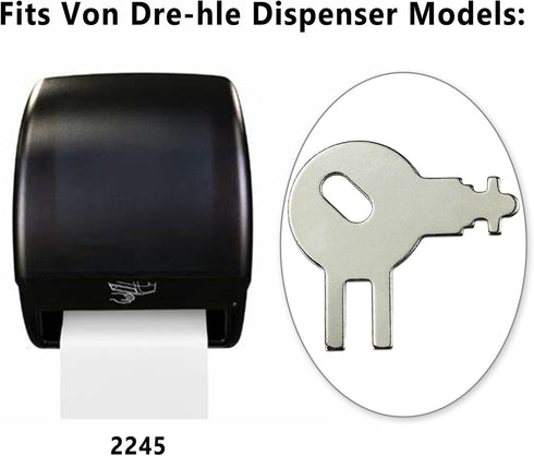 1PCS 70WM1 83TR 87T Dispenser Key Replacement for to-rk Paper Towel Dispensers Models Fits Von Dr-ehle Pal-mer