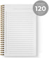 Making Things Happen Spiral Notebook, 5.5" x 8.5" Journal, 120 Checklist Pages, Durable Gloss Laminated Softcover
