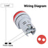 DROK AC 500V Voltage Meter, 3pcs AC 60-500V Digital Larger LED Screen Voltmeter